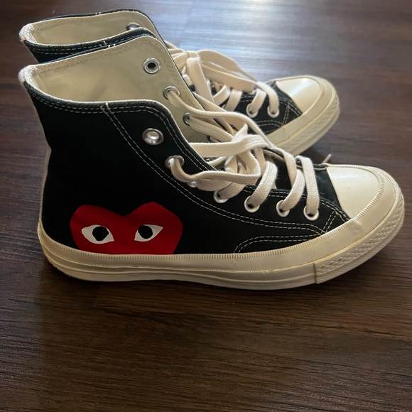 Comme des Garçons Play - Black Converse - Picture 2 of 6